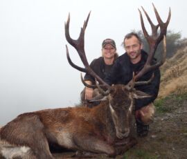 Coling and Ivy with 14pt free range stag