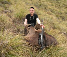Mat and his 12 and 3/4 trophy bull