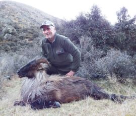 Nich with his late season bull tahr